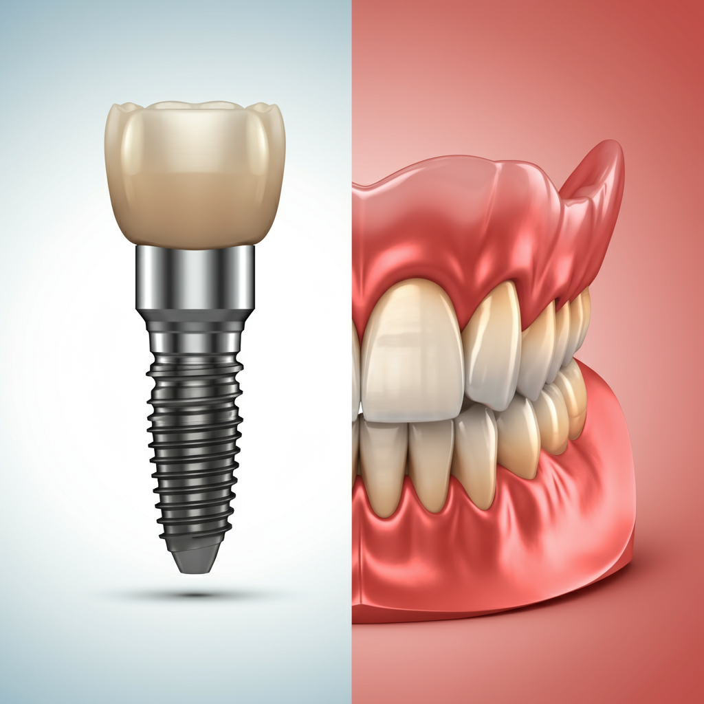 Dental Implants vs. Dentures